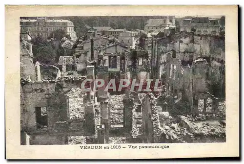 Verdun - en 1918 - Vue Panoramique - Cartes postales