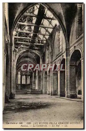 Verdun - Les Ruines de la Grande Guerre - La Cathedrale - Cartes postales
