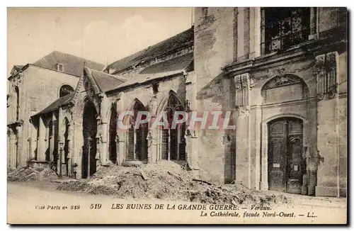 Verdun - Les Ruines de la Grande Guerre - La Cathedrale - Cartes postales