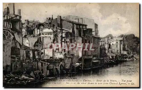 Verdun - bords de la Meuse - de la Place Chevert - Cartes postales