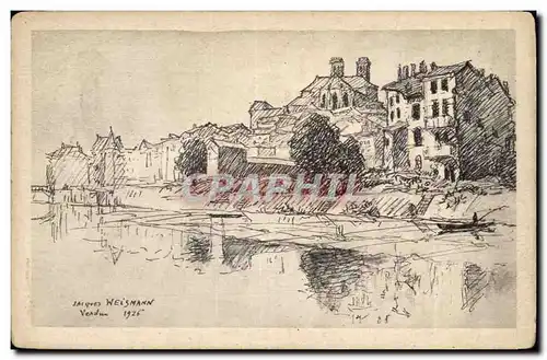 Verdun - Jacques Weissman 1925 - Cartes postales