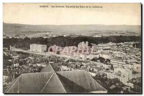 Verdun - Vue Generale - Vue Prise des Tours de la Cathedrale - Cartes postales