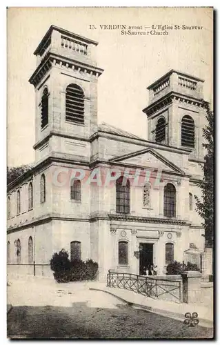 Verdun - avant L&#39Eglise Saint Sauveur - Cartes postales