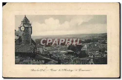 Bar le Duc - Tour de l&#39Horloge et Panorama - Cartes postales