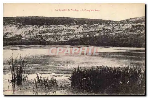 La Bataille de Verdun - L'Etang de Vaux - Cartes postales