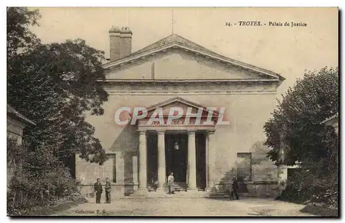 Troyes Cartes postales Palais de justice