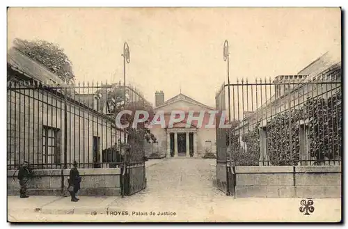 Troyes Cartes postales Palais de justice