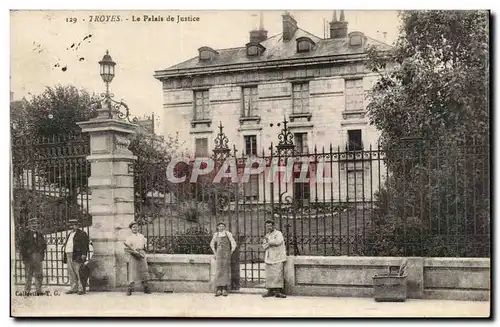 Troyes Ansichtskarte AK Palais de justice