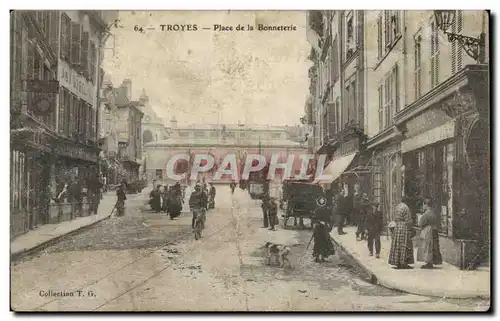 Troyes Cartes postales Place de la Bonneterie