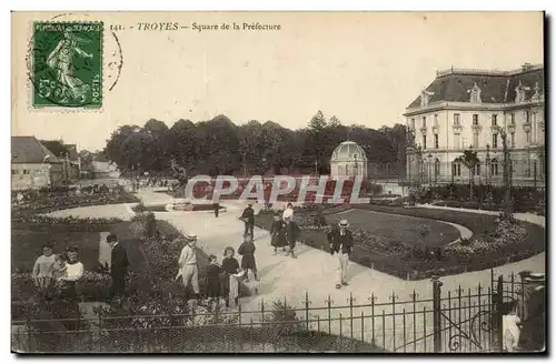 Troyes Cartes postales Square de la prefecture