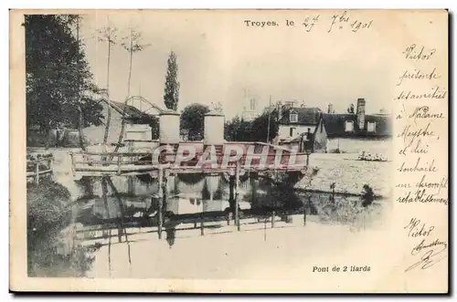 Troyes Cartes postales Pont de 2 liards