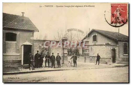 Troyes Ansichtskarte AK Quartier Songis (60eme regiment d&#39artillerie)