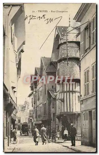 Troyes Cartes postales Rue Champeaux