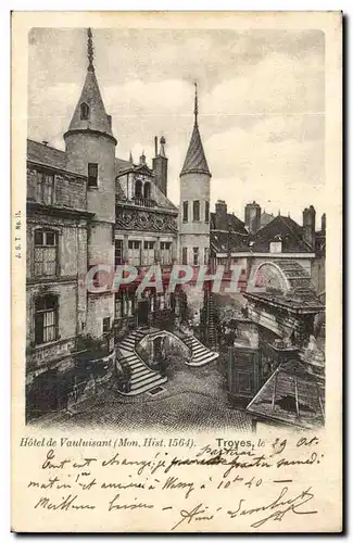 Troyes Cartes postales Hotel de Vauluisant