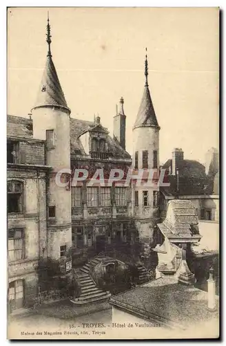 Troyes Cartes postales Hotel de Vauluisant