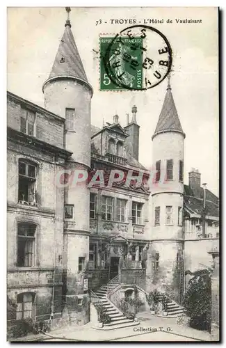 Troyes Cartes postales Hotel de Vauluisant