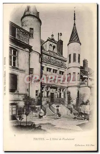 Troyes Cartes postales Hotel de Vauluisant