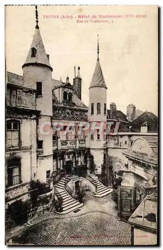 Troyes Cartes postales Hotel de Vauluisant