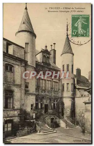 Troyes Cartes postales Hotel de Vauluisant