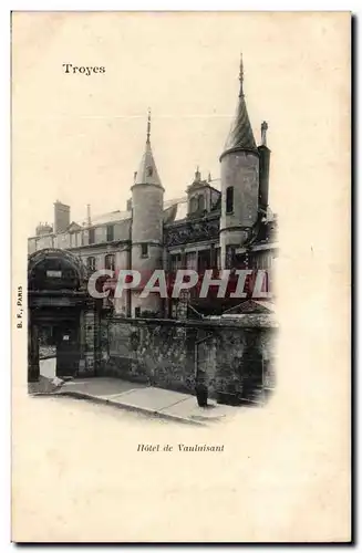 Troyes Cartes postales Hotel de Vauluisant