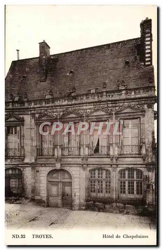 TRoyes Cartes postales Hotel de Chapelaines