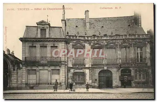 TRoyes Cartes postales Hotel de Chapelaines (Pharmacie Dunand)