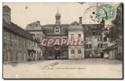 TRoyes Ansichtskarte AK Hotel de ville (facade interieure)
