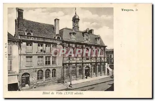 TRoyes Cartes postales Hotel de ville