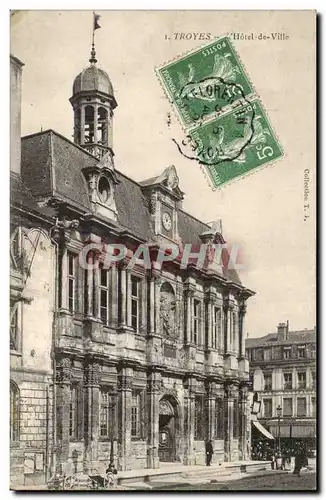 TRoyes Cartes postales Hotel de ville