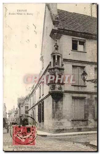 TRoyes Cartes postales Ancien Hotel de Marisy