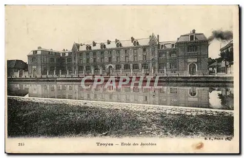 TRoyes Cartes postales Ecole des Jacobins