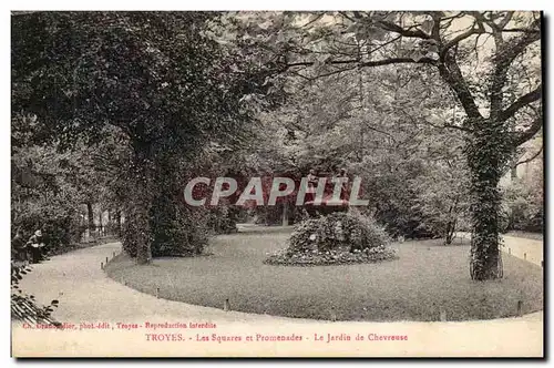 TRoyes Cartes postales Les squares et promenades Le jardin de Chevreuse