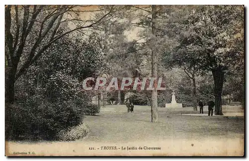 TRoyes Cartes postales Jardin de Chevreuse