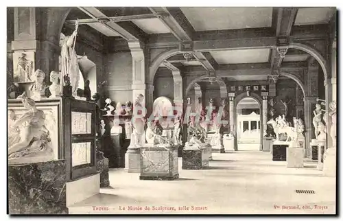 TRoyes Ansichtskarte AK Le musee de sculpture Salle Simart