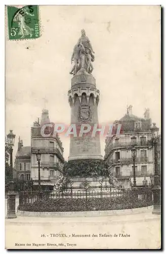 TRoyes Cartes postales Monument des enfants de l&#39aube