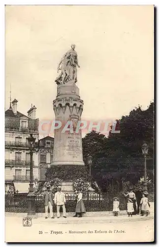 TRoyes Cartes postales Monument des enfants de l&#39aube