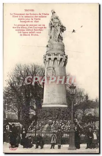 TRoyes Cartes postales Monument des enfants de l&#39aube