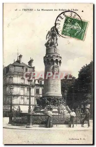 TRoyes Cartes postales Monument des enfants de l&#39aube