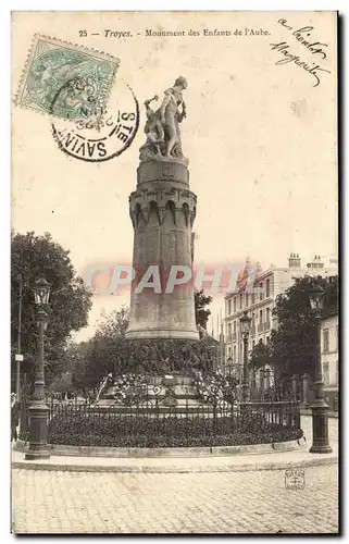 TRoyes Cartes postales Monument des enfants de l&#39aube