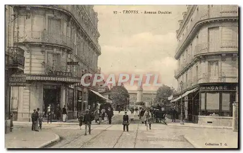 TRoyes Cartes postales Avenue Doublet (bazar)