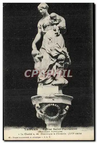 TRoyes Cartes postales Eglise Saint Pantaleon