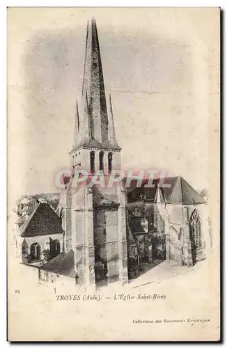 TRoyes Cartes postales Eglise Saint Remy