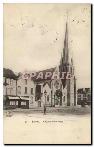 TRoyes Cartes postales Eglise Saint Remy