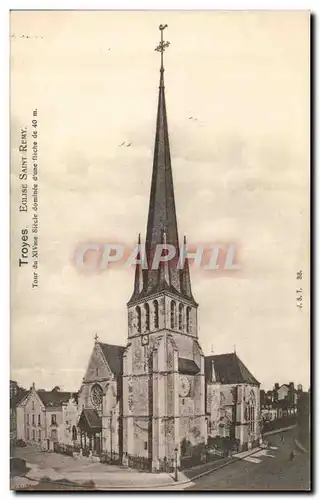 TRoyes Cartes postales Eglise Saint ReMy