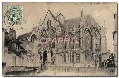 TRoyes Cartes postales Eglise St Urbain