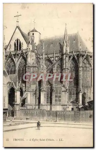 TRoyes Cartes postales Eglise St Urbain