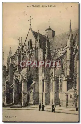 TRoyes Cartes postales Eglise St Urbain