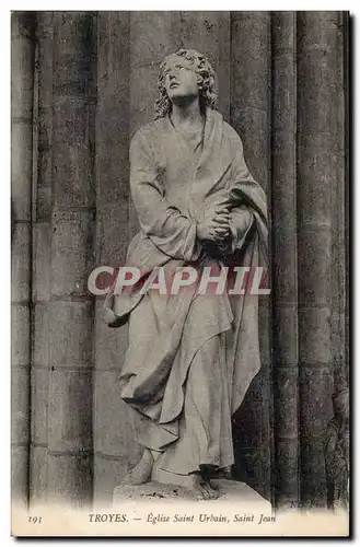 TRoyes Cartes postales Eglise St Urbain Saint Jean