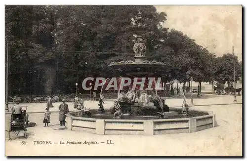 TRoyes Cartes postales La Fontaine Argence