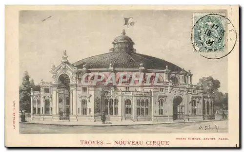 Troyes Ansichtskarte AK Nouveau cirque (circus)